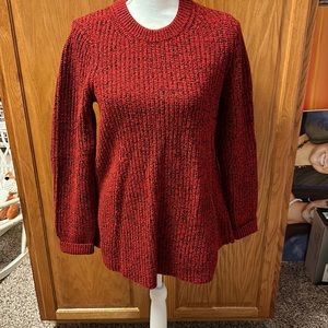 Athlete red/black king sleeves sweater